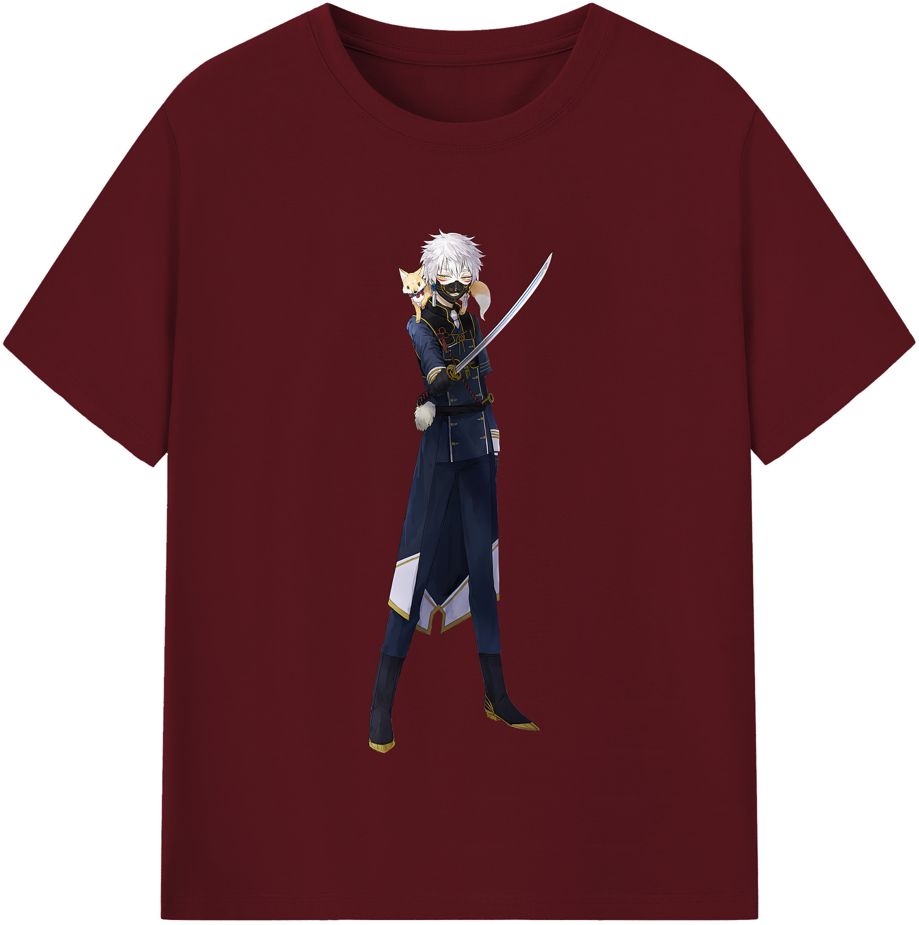（画像用） 刀剣乱舞 Touken Ranbu 綿100％半袖Tシャツ（フロントプリント）